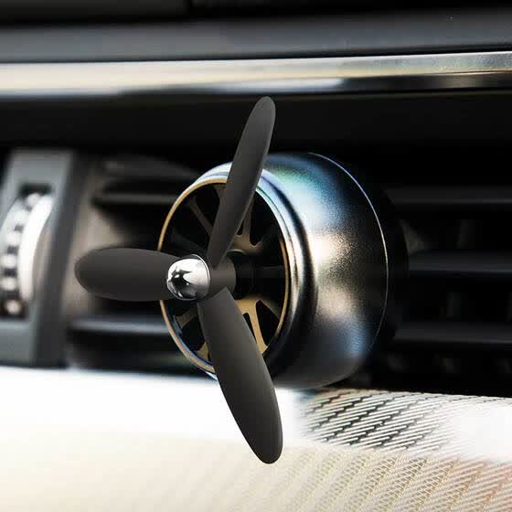 Shop Yoocar Car Perfume Air Force No 1 Car Perfume Air Conditioning Air Outlet Perfume Clip Car Perfume Except Odor Propeller Magic Small Fan Pendant Ornaments Elegant Black Online From Best Other