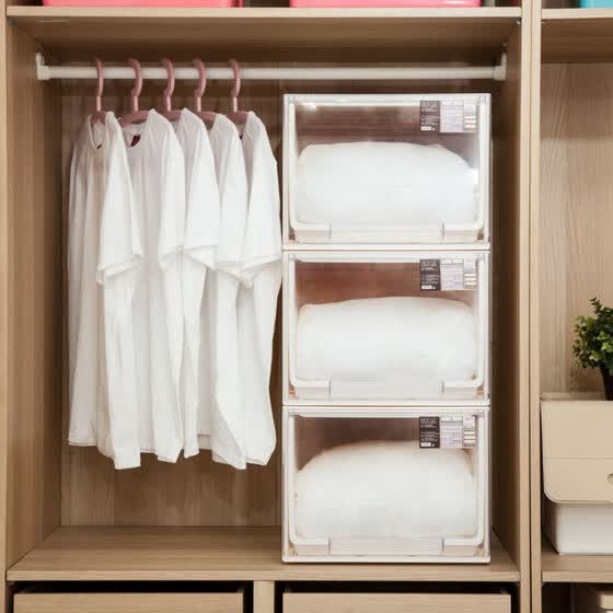 Shop Citylong Drawer Storage Cabinet Transparent Plastic Storage