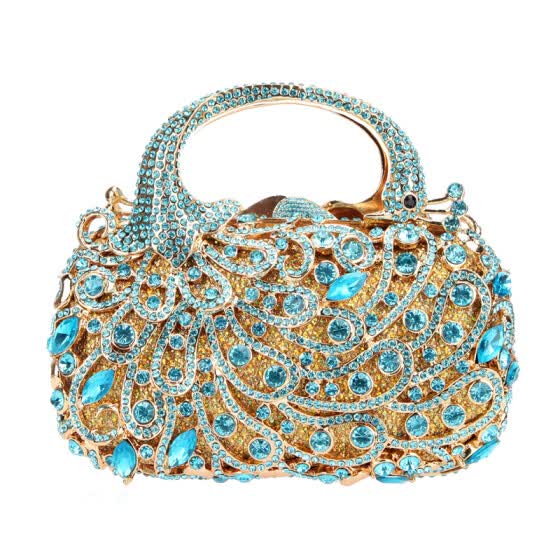 teal evening bag