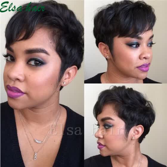 Shop Short Bob Natural Straight Lace Front Human Hair Wigs For