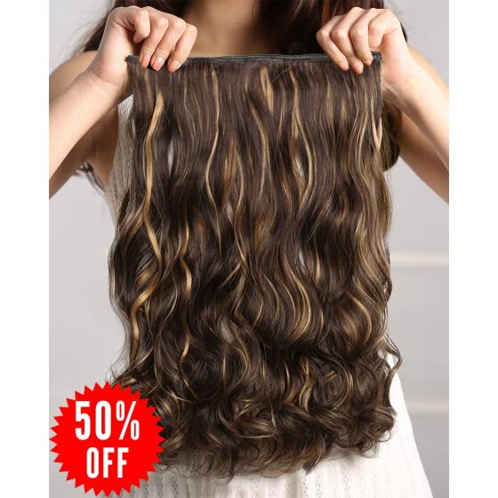 Shop Rhyme 24 Ombre Hairpieces Curly Layered One Piece 5 Clips
