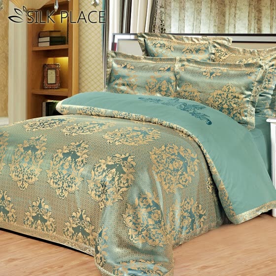 Shop Silk Place Satin Fashion Quality Bedding Set With Macrame 4 6