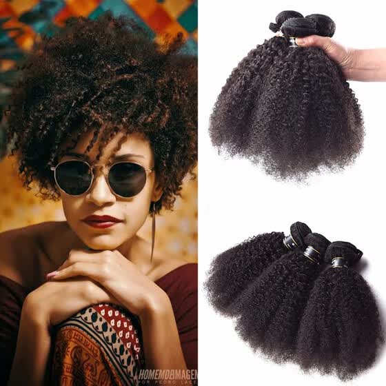 Shop Amazing Star Brazilian Virgin Hair 3 Bundles Afro Kinky Curly