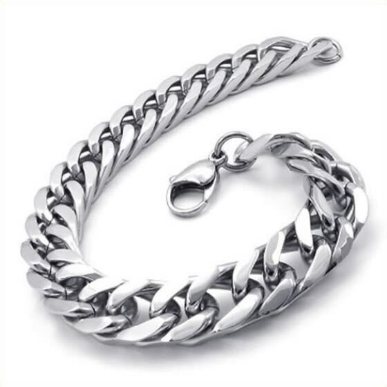 Hplow Men Jewelry Stainless Steel Quality guarantee ,colorfast , helical Lobster-clasps Bracelet