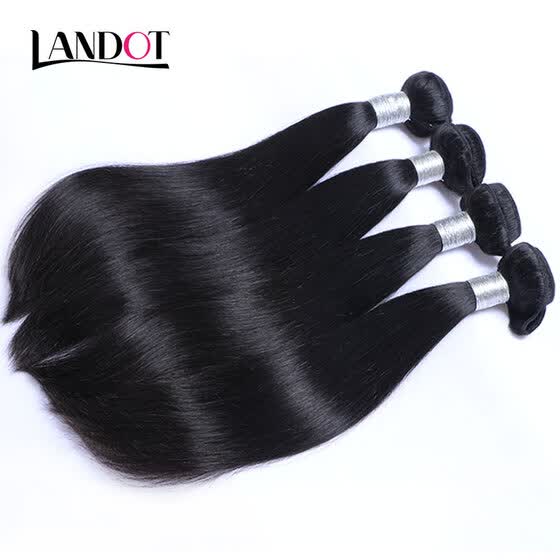 Shop 8a Peruvian Virgin Hair Straight Natural Black Color 100