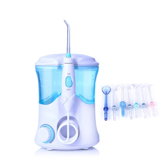 TINTON LIFE FC-169 FDA Water Flosser With 7 Tips Electric Oral Irrigator Dental Flosser 600ml Capacity Oral Hygiene For Family