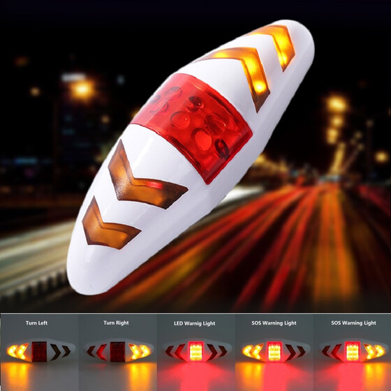 Bike Bicycle Cycling Rear Tail LED Direction Indicator Light with Remote Control