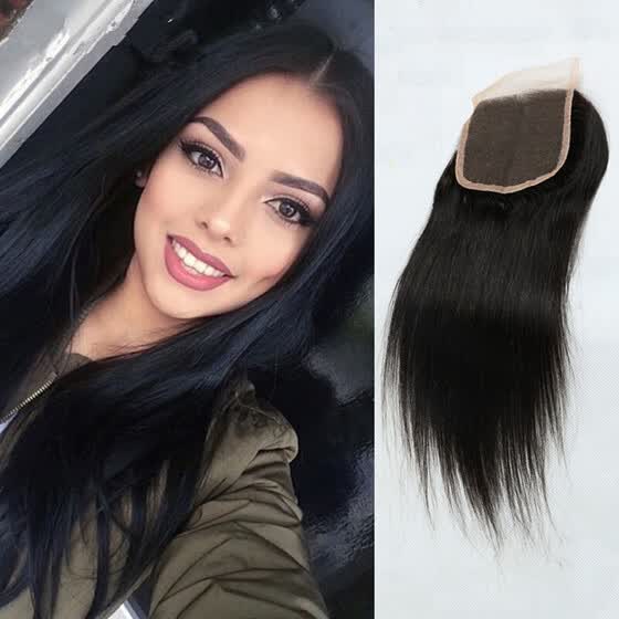 Shop 130 Density Straight Brazilian Human Hair Free Part 4 4 Full
