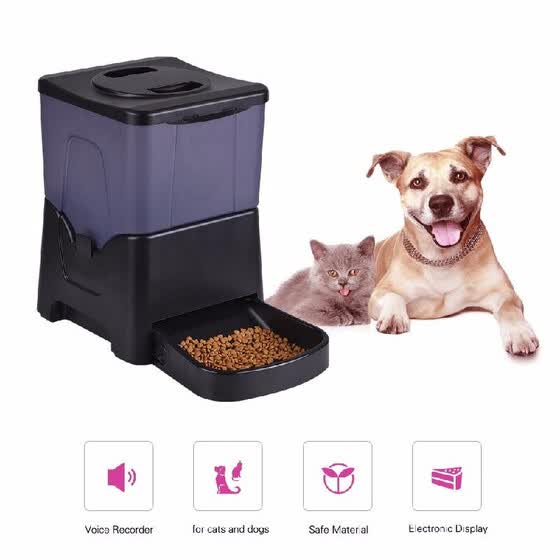 Shop 10l Automatic Pet Feeder Timing Food Dispenser Bowl With Lcd