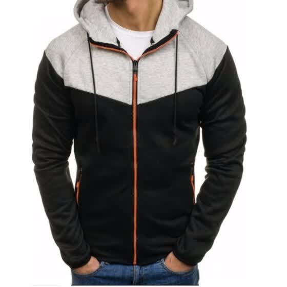 hooded zipper cardigan