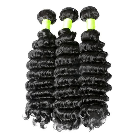 Shop 10a Unprocessed Raw Virgin Indian Deep Wave Curly Remy Human