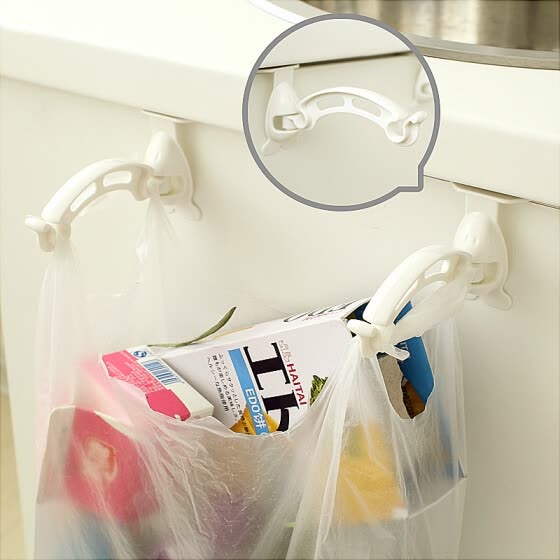 Shop Kitchen Cabinet Trash Bag Holder Garbage Bag Hanger Cupboard