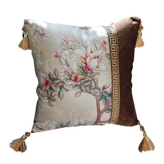 Shop Cotton Luxury Flower Embroidery Customized Pillow Case