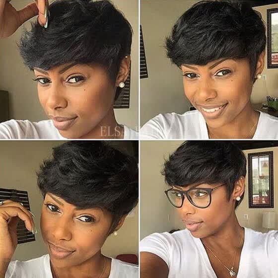 short human hair wigs for sale