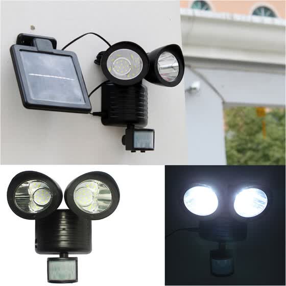 Double Headed Led Solar Induction Spotlights 22