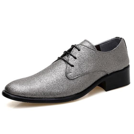 silver prom shoes for men