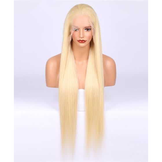 Shop T Top Hair Long Silky Straight 613 Blonde Color Lace Front