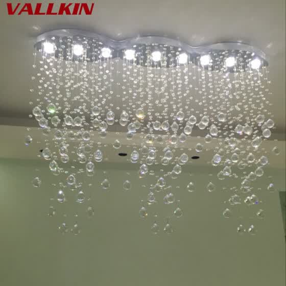 Shop Modern Crystal Chandeliers Ceiling Lamps Rectangle