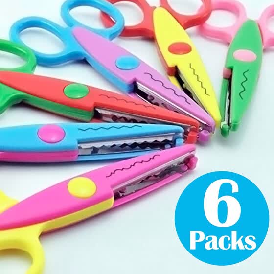 Shop 6 Colorful Decorative Paper Edge Scissor Set Great For