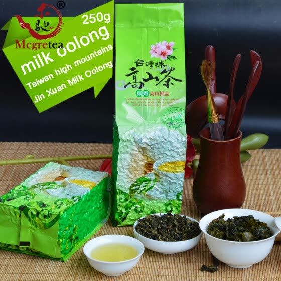 New Sale Oolong taiwan tea Free Shipping! 250g Taiwan High Mountains Jin Xuan Milk Oolong Tea Wulong Tea 250g +Gift