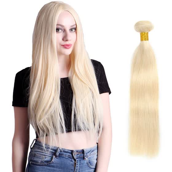 Shop Brazilian Blonde 613 Silky Straight Hair 100 Human Hair