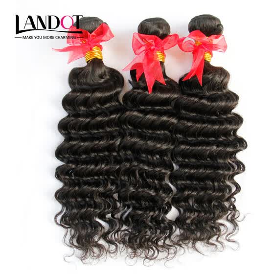 Shop 9a Brazilian Virgin Hair Deep Wave 100 Human Hair Weave