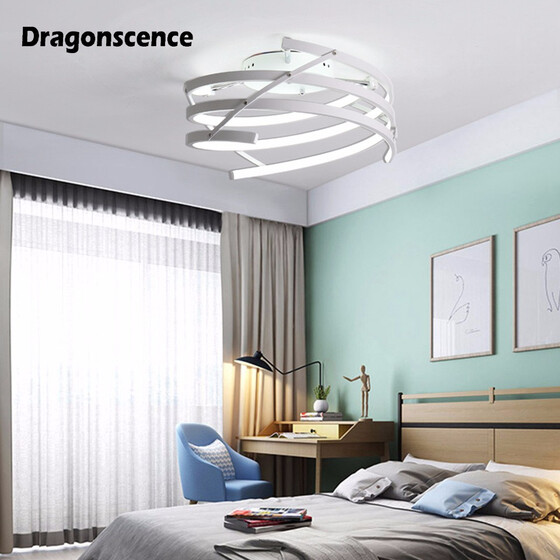 Modern LED Chandelier Aluminum Living Dining Room Bedroom Light Ceiling Fixture
