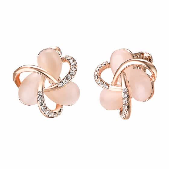 Yoursfs Clip Earrings For Non Pierced Ears 18k White Yoursfs Clip Earrings For Non Pierced Ears 18k White
