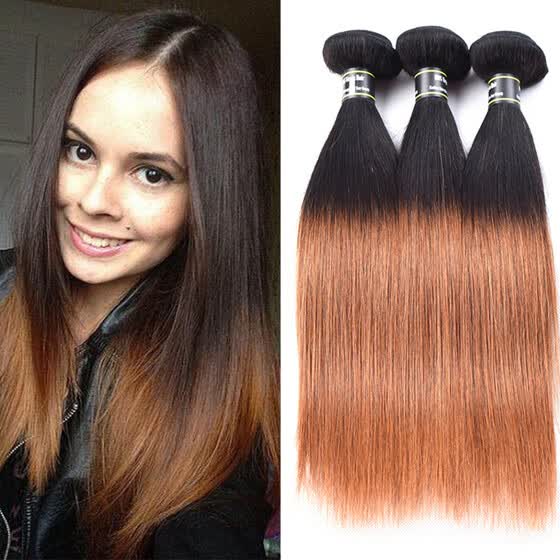 Shop Amazing Star Indian Ombre Hair 3 Bundles Straight Hair Ombre