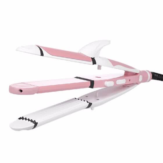 Shop 3 In 1 Professional Ceramic Hair Straightener Curler Hair