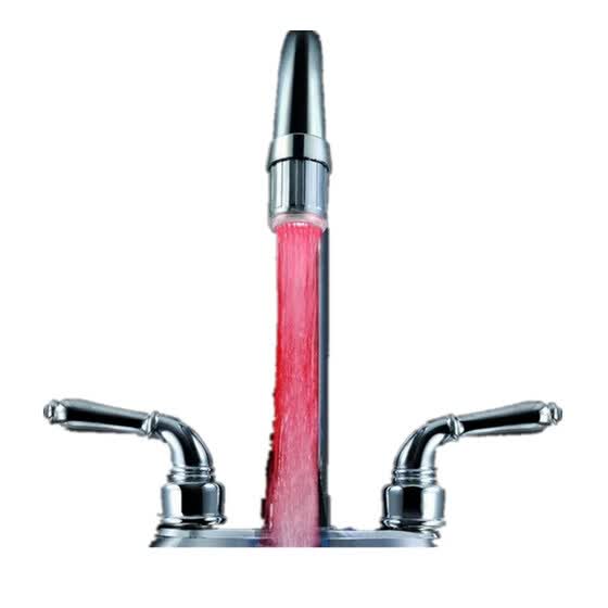 Shop Cntomlv Led Water Faucet Stream Light 7 Colors Changing Glow