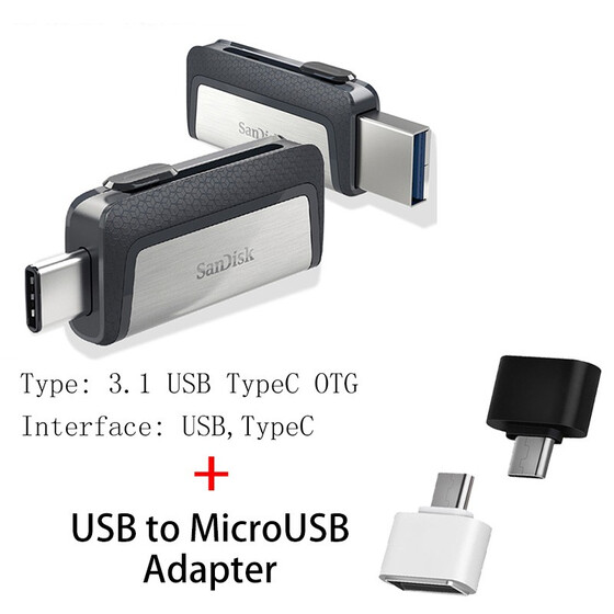 Sandisk Ultra Dual OTG 16GB 32GB 64GB 128GB USB3.0 Micro USB Drive lot Flash US