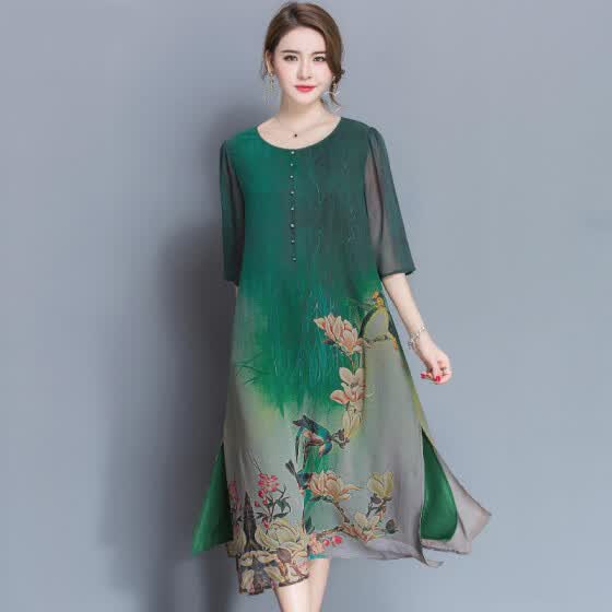 plus size silk clothing