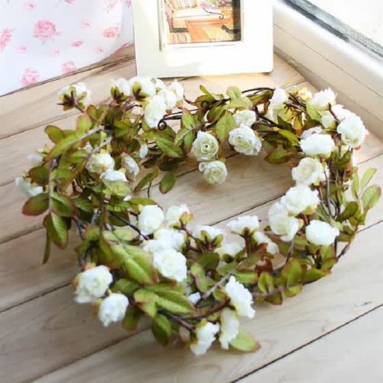 artificial flowers and leaves