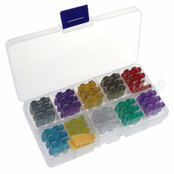 Fusibles Caja 2A 3A 5A 7,5A 10A 15A 20A 25A 30A 35A para Moto Hogar Barco