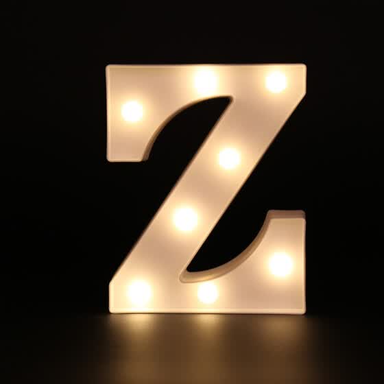 Shop 26 White Letter Led Alphabet Light Indoor Battery