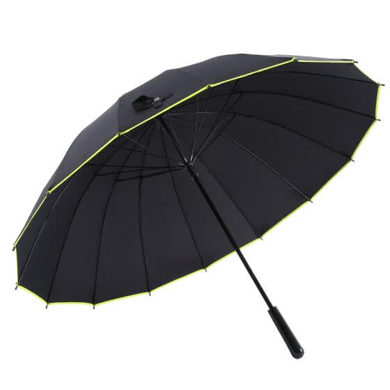 Ariel Idreamy Men S Business Umbrella 16 Bone Long Handle Ariel Idreamy Men S Business Umbrella 16 Bone Long Handle Windproof Outdoor 32304 Green Side Reflective