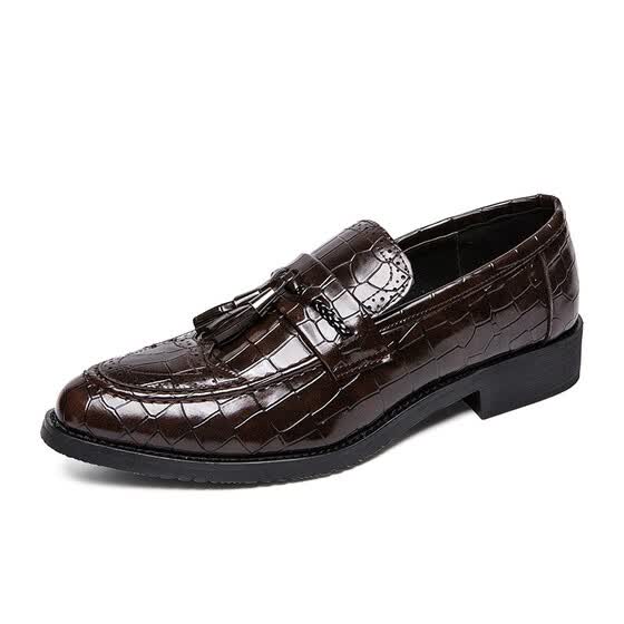 Shop Men S Leather Oxford Formal Business Casual Comfortable Dress