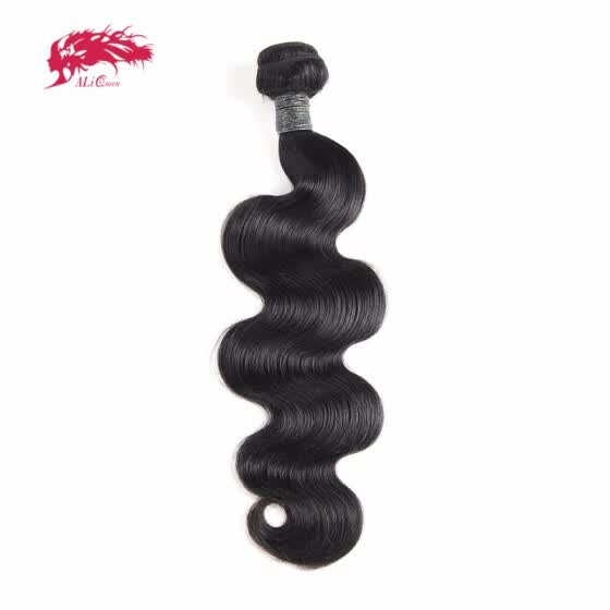 Shop Ali Queen Hair 5a Peruvian Body Wave Hair 1 Bundle Remy Human Hair Weave Off Black Color 1b Online From Best Bundle Hair On Jd Com Global Site Joybuy Com