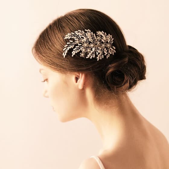 simple bridal hair accessories