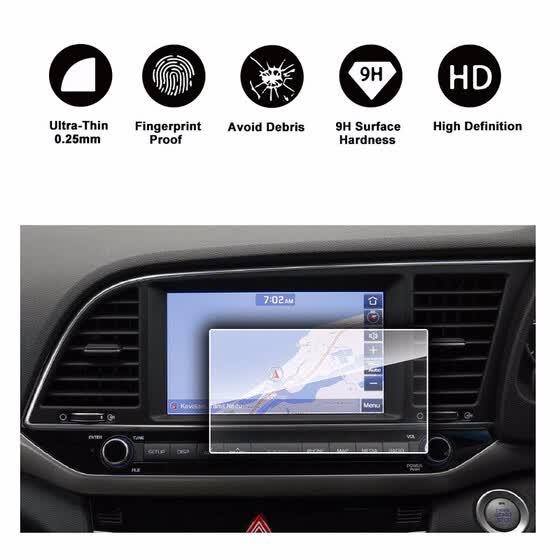 2017 2018 Hyundai Elantra 8 Inch 176 99mm Display Navigation 2017 2018 Hyundai Elantra 8 Inch 176 99mm Display Navigation Screen Protector
