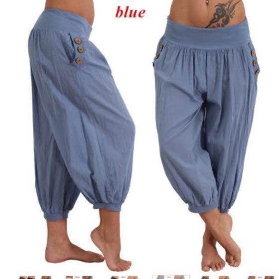 women's plus size harem pants