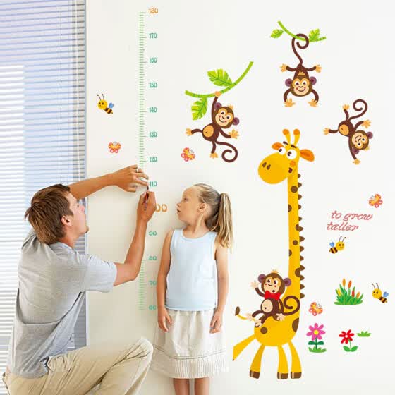 Shop Removable Creative Children S Height Cartoon Room Decorate