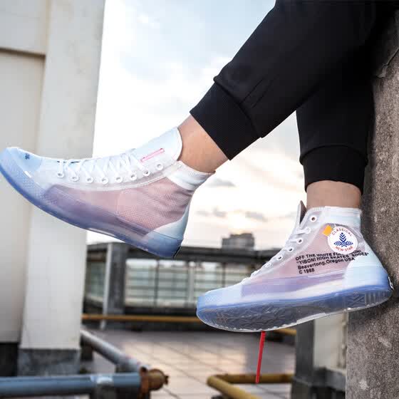 all white waterproof shoes