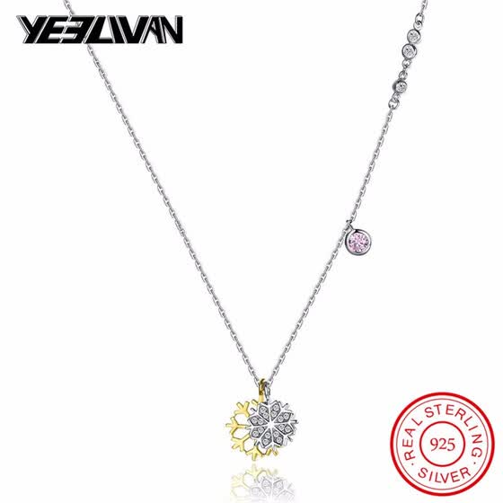 100 925 Sterling Silver Snowflake Crystal Choker - Snowflake Crystal Pendants 100 925 Sterling Silver Snowflake Crystal Choker - Snowflake Crystal Pendants