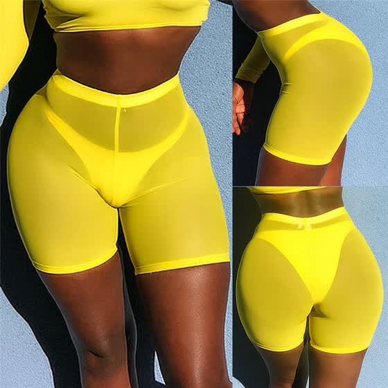 fishnet short leggings