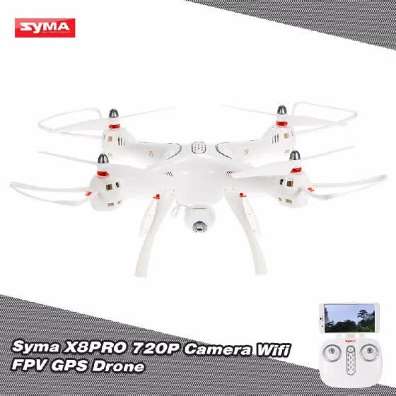 syma x8pro gps with 720p wifi fpv camera altitude hold rc drone quadcopter