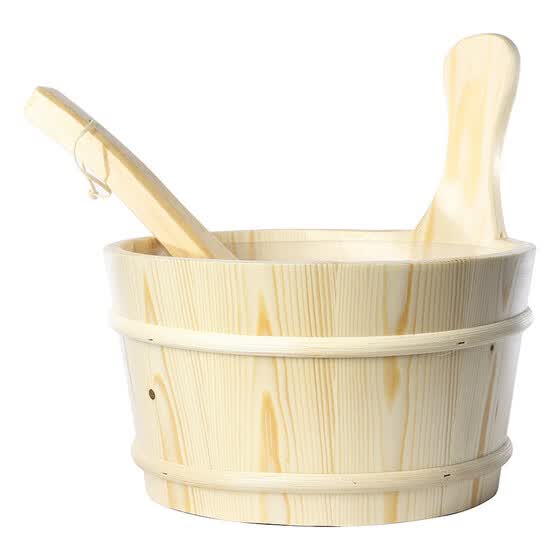 Rgx 4l Sauna Accessory Pine Wooden Bucket Pail Ladle Rgx 4l Sauna Accessory Pine Wooden Bucket Pail Ladle