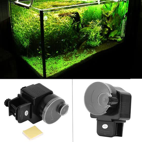 Shop Digital Automatic Fish Feeder Aquarium Tank Electronic Fish