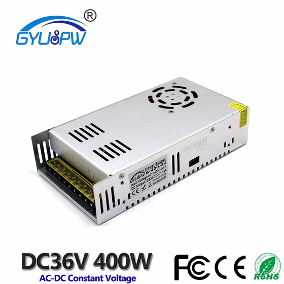 400W 36V 11A Single Output Switching power supply for LED Strip light 110V//220V